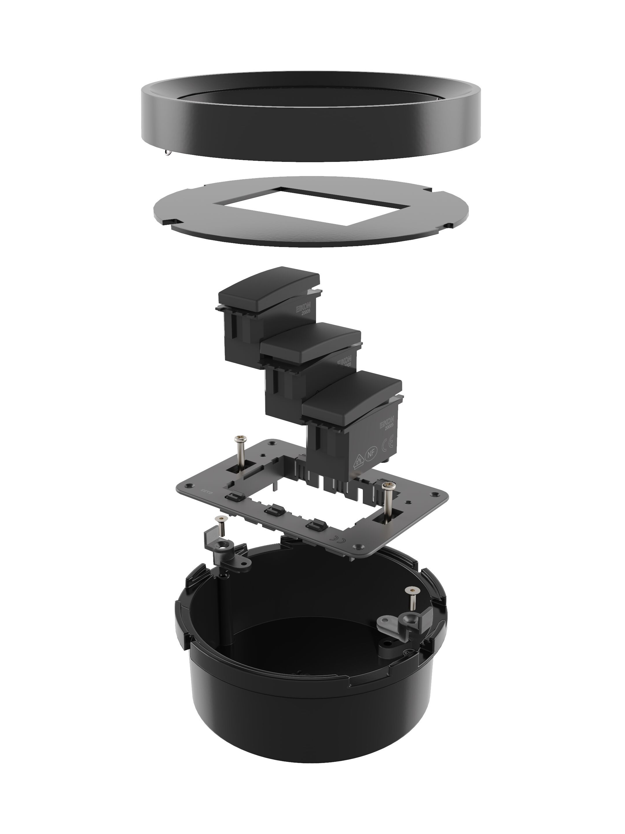 Коробка для электрической системы из натурального алюминия Genuit Silver ARCH-00042442 - Вид №3