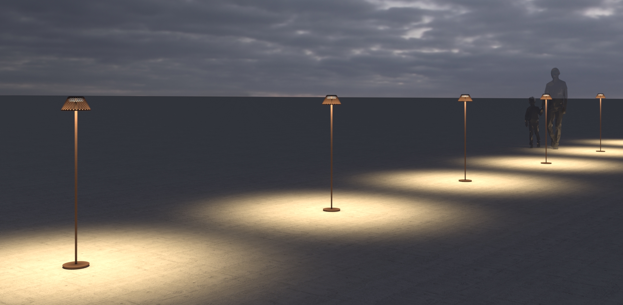 3250316 Мобильный светильник Platek MESH Piantana  MESH h. 1200 mm - LED 3000K 87°  - Вид №11