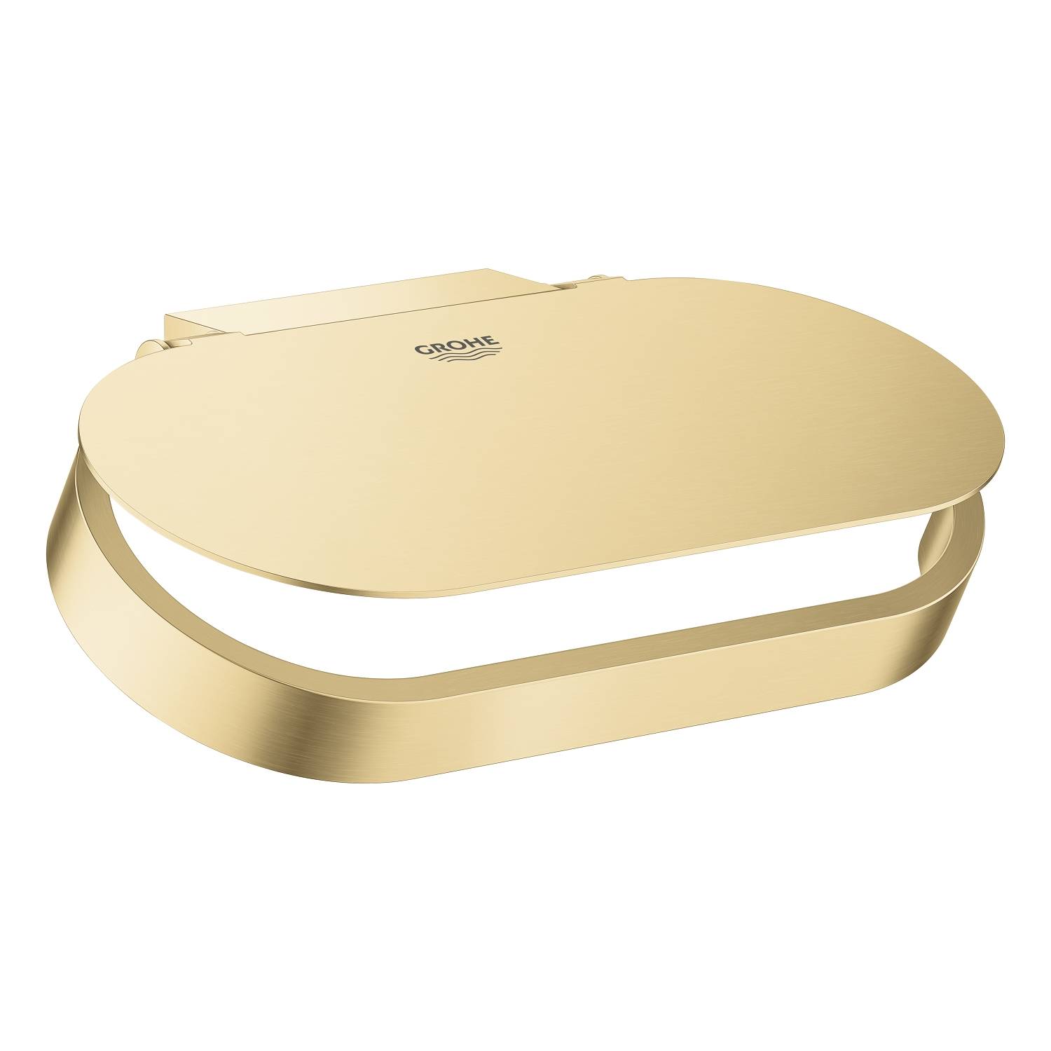 Держатель для туалетной бумаги GROHE Selection, с крышкой, холодный рассвет матовый (41069GN0)