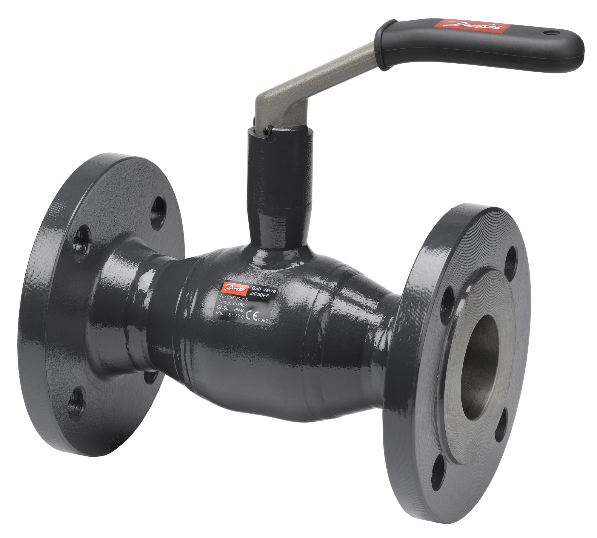 Danfoss JiP цельносварные из углеродистой стали с полным проходом (PN 16/25/40) JIP FF Кран шар полнопр Ду25 Ру40 руч 065N1310  - Вид №12