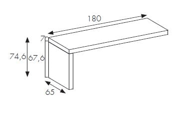 Прямоугольный стол Novamobili ELLE ARCH-00142363 - Вид №4