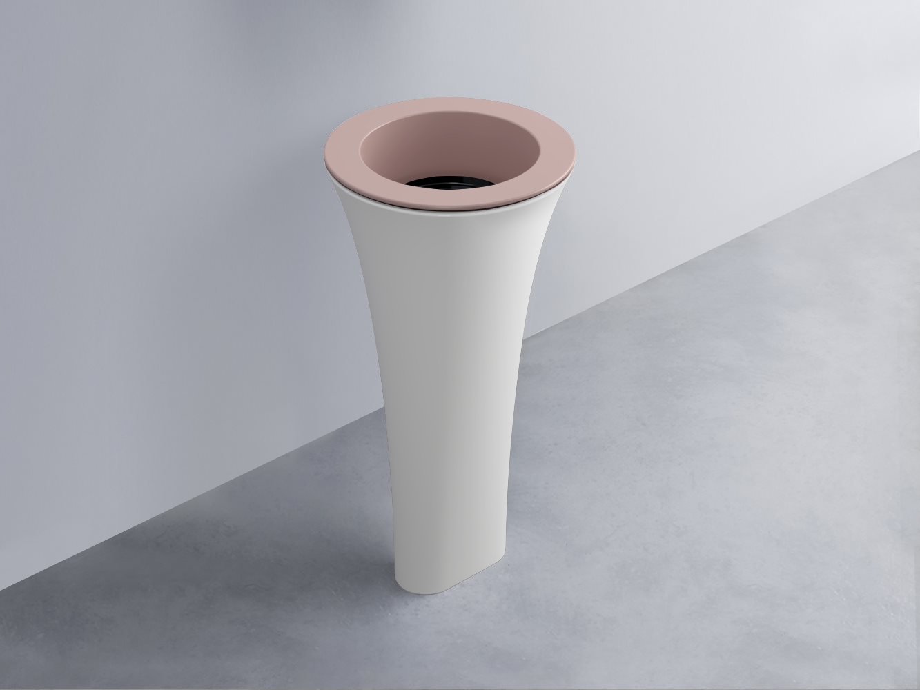 AMLA45-CP+AMPILT-N+AMCOLT-BL Раковина Amedeo Tondo отдельностоящая cielo Enjoy + Amedeo Ceramica Cielo