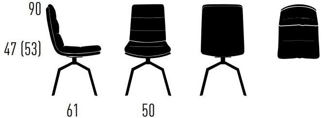 KFF Мягкое вращающееся кресло на жердочке Arva sun-id-1495467 - Вид №5