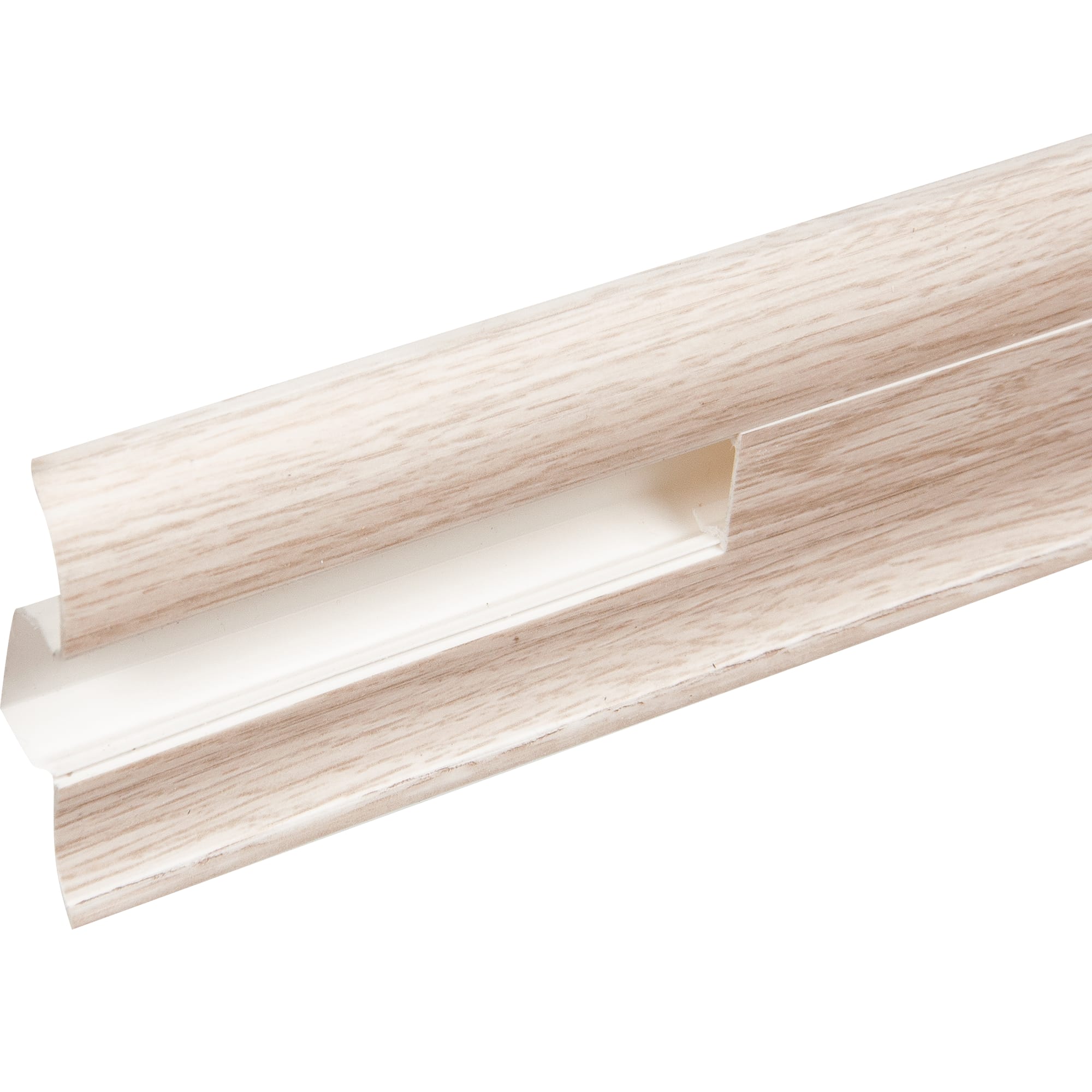 18221004 Плинтус напольный ПВХ 55 мм 2.5 м цвет дуб пепельный Santreyd 