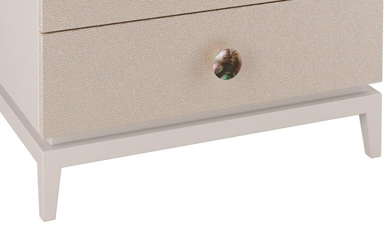 FRATO Прямоугольная прикроватная тумбочка из лакированной древесины с ящиками Lagoa Ffu020003abi - Вид №2