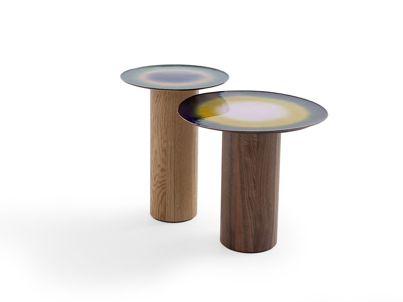 Круглый деревянный журнальный столик MOROSO MANGIAFUOCO ARCH-00098841