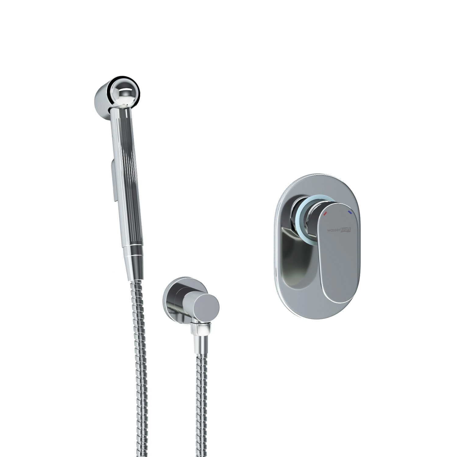 A15357 Встраиваемый комплект для биде со шлангом 120 см WasserKRAFT  - Вид №1