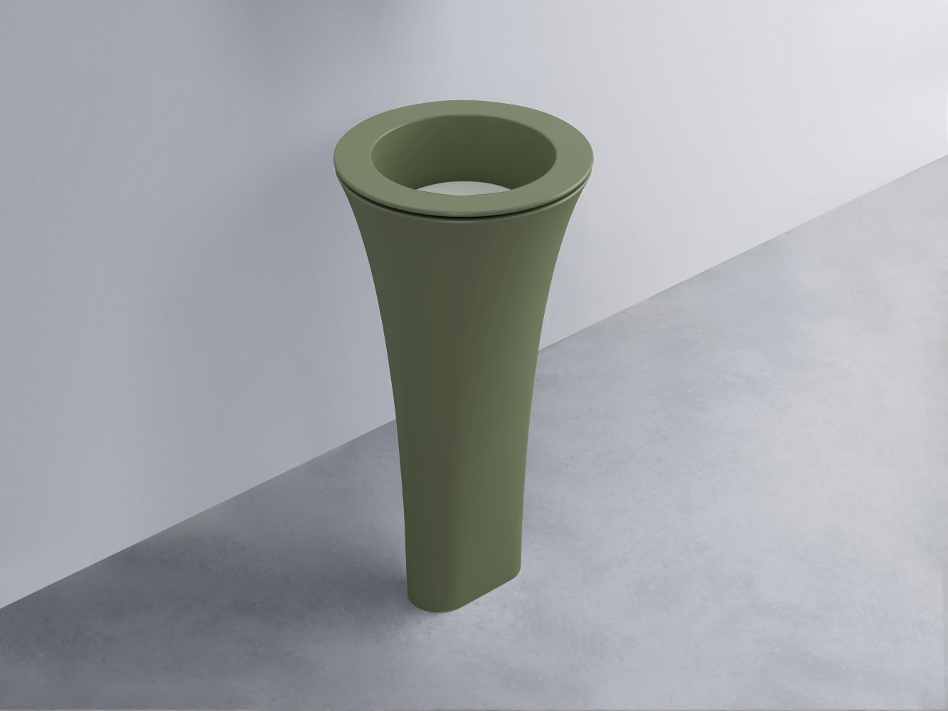 AMLA45-AG+AMPILT-PM+AMCOLT-AG Раковина Amedeo Tondo отдельностоящая cielo Enjoy + Amedeo Ceramica Cielo