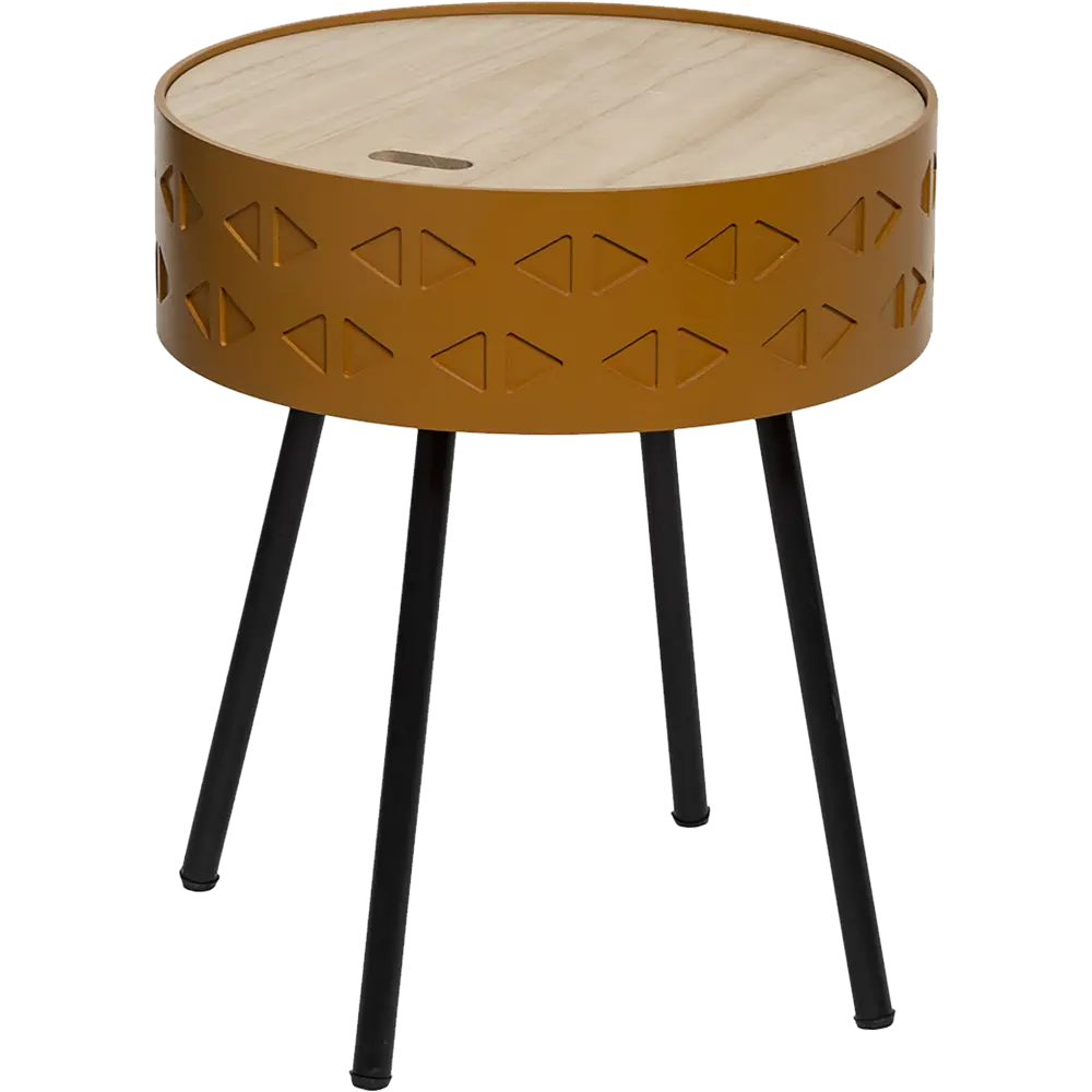 Столик журнальный «Shiro» 38.5х45.5 см цвет оранжевый 82674442 STLM-2028303 Atmosphera 