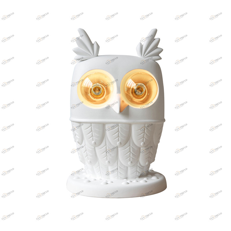 Настольная лампа Ti-Vedo от Karman KARMAN ЖИВОТНЫЕ, СОВА, СТАТУЭТКА 244956 Белый 