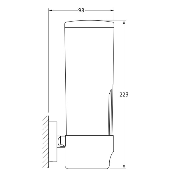 Контейнер для косметических дисков Ellux ELEGANCE ELE 060 sun-id-561580 - Вид №1