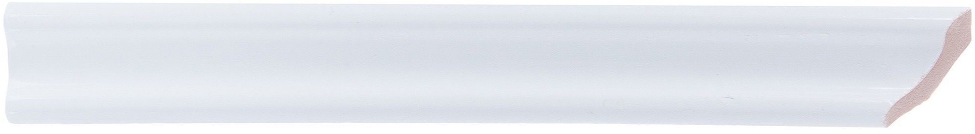 15232402 Уголок ческий срез правый 45 градусов 200х25 мм цвет белый Универсальная STLM-0005640 КЕРАМИ