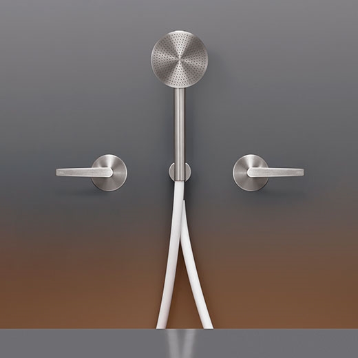 Настенный 2 прогрессивные смесители, установленные для ванной / душа с круглым ручным душем диаметр 80 мм  FLG40H CEADESIGN  - Вид №1