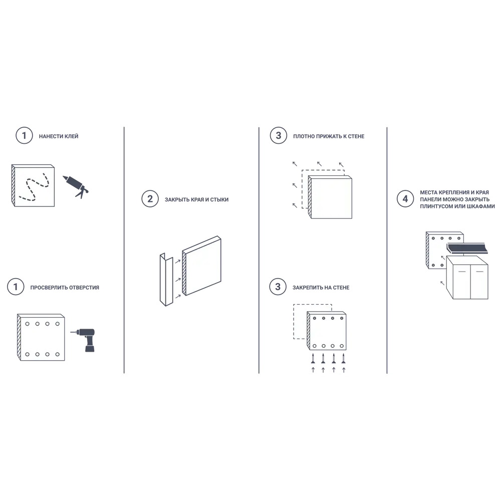 Стеновая панель для кухни KONSENSA Самдал 240x0.6x60 см ДСП цвет коричневый STLM-2032616 - Вид №5
