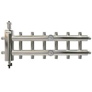 Купить Распределительный коллектор с гидрострелкой 120 кВт, 7 контуров