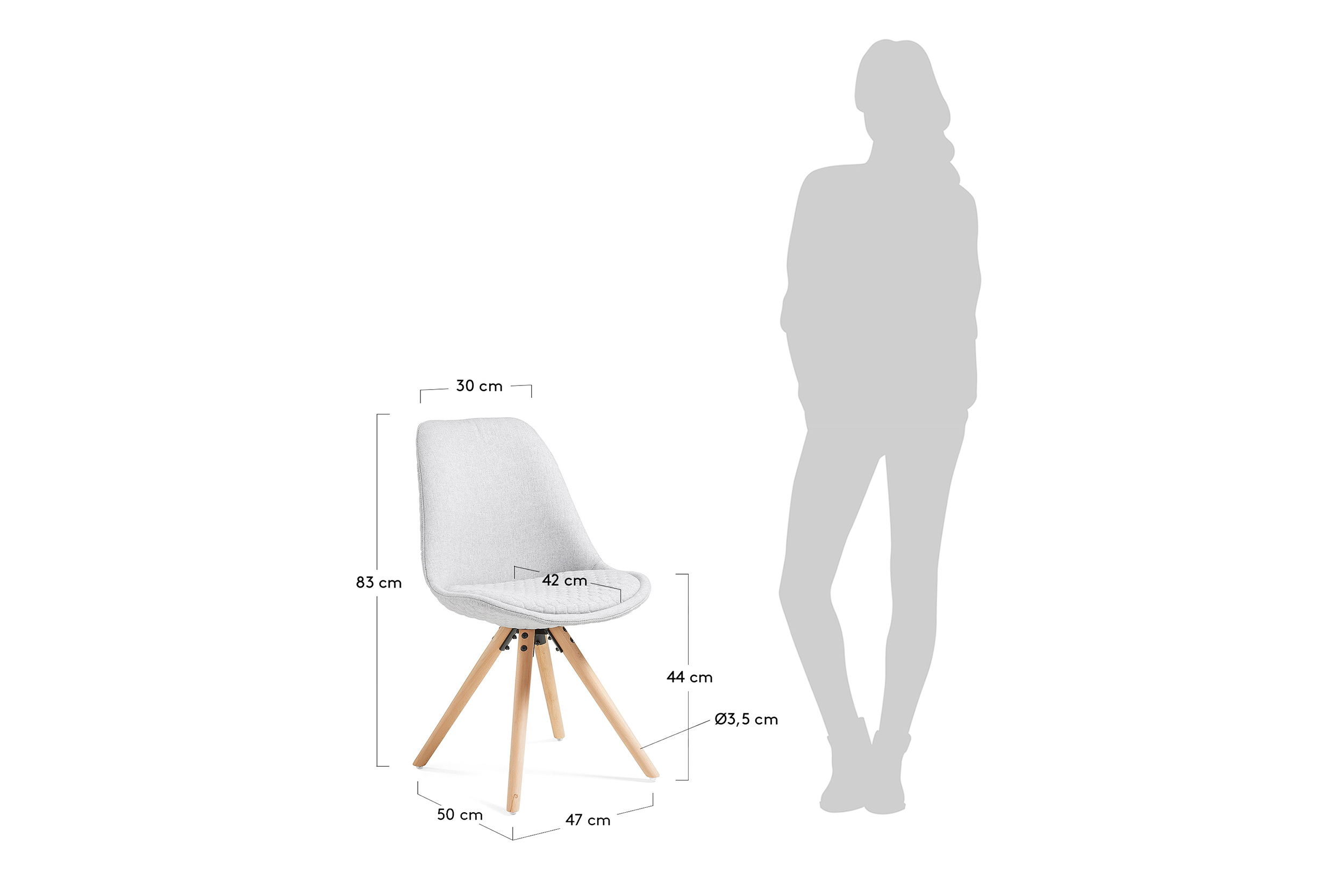 8433840400785 Cтул LA FORMA Lars - Вид №3