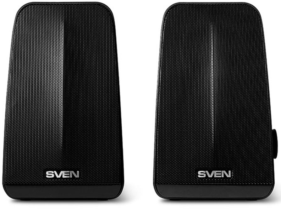 SV-014216 380, чёрный, usb, акустическая система 2.0, мощность 2x3 вт(rms), пассивный излучатель Sven Santreyd 