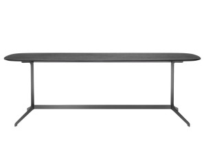 Металлический прямоугольный журнальный столик