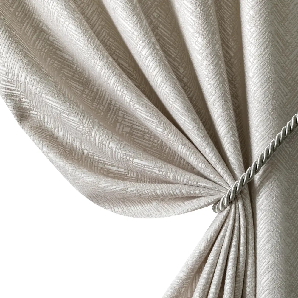 Ткань 1 м/п Кармен жаккард 300 см цвет молочный GARDEN STLM-2035057 - Вид №4