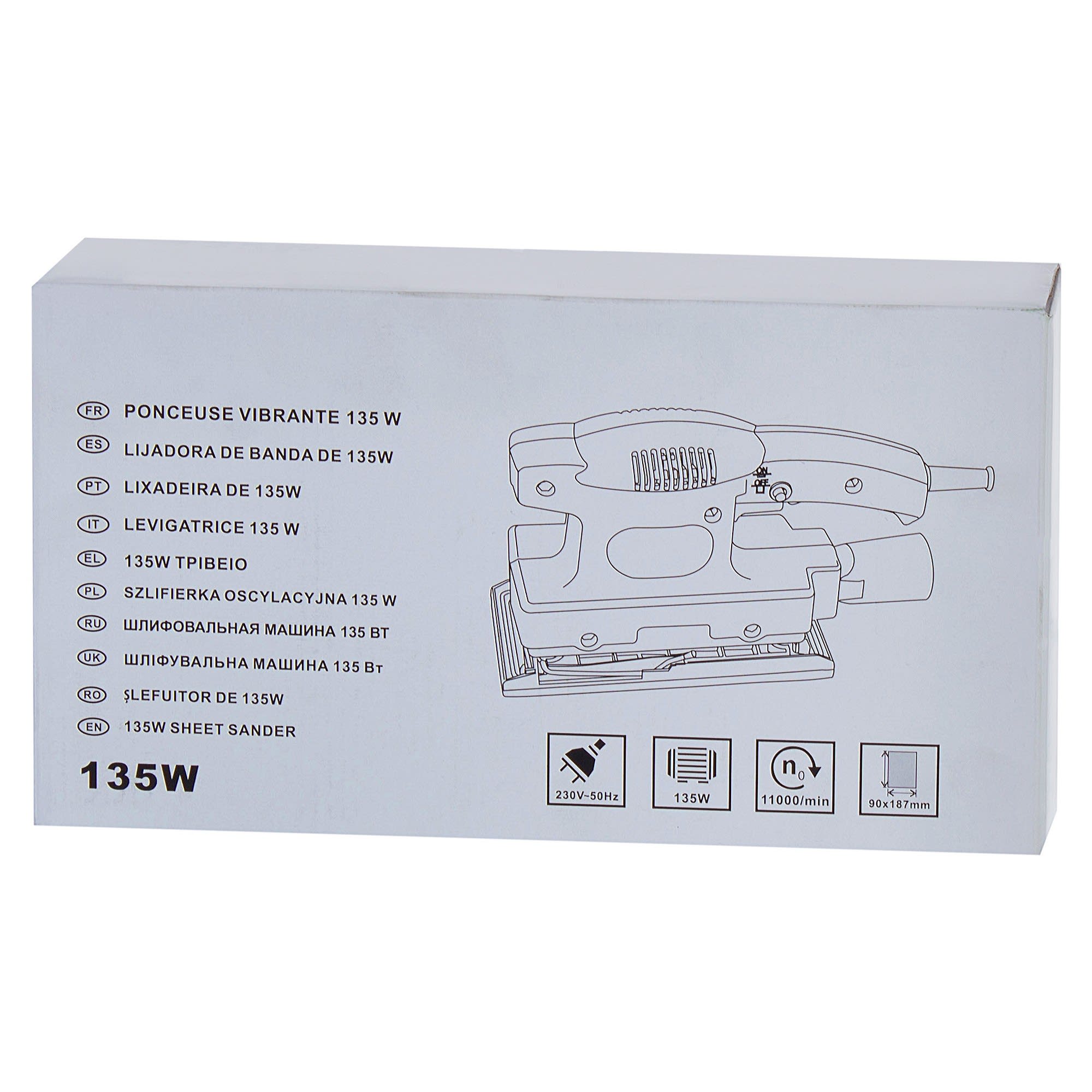 18680884 Вибрационная шлифмашина PGF135-1, 135 Вт Santreyd  - Вид №4