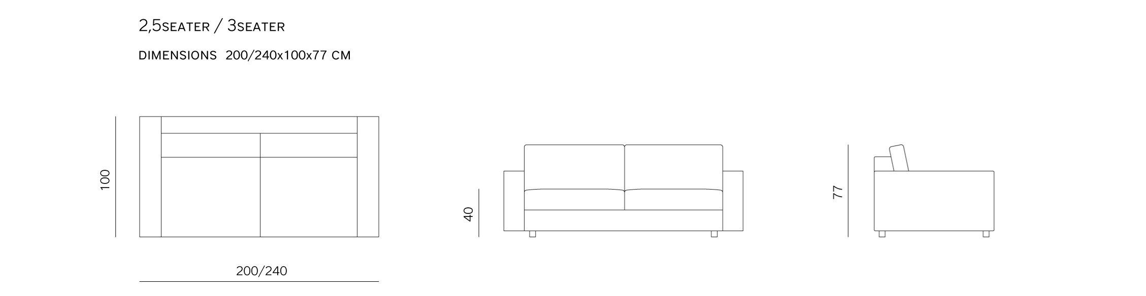Тканевый диван с полуостровом prostoria Классическая ARCH-00149962 - Вид №5