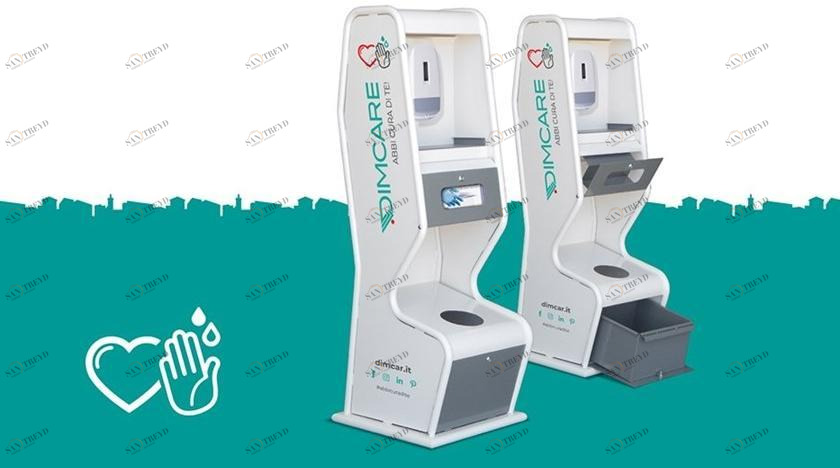 DIMCAR Дозатор тотема из стали  D844 