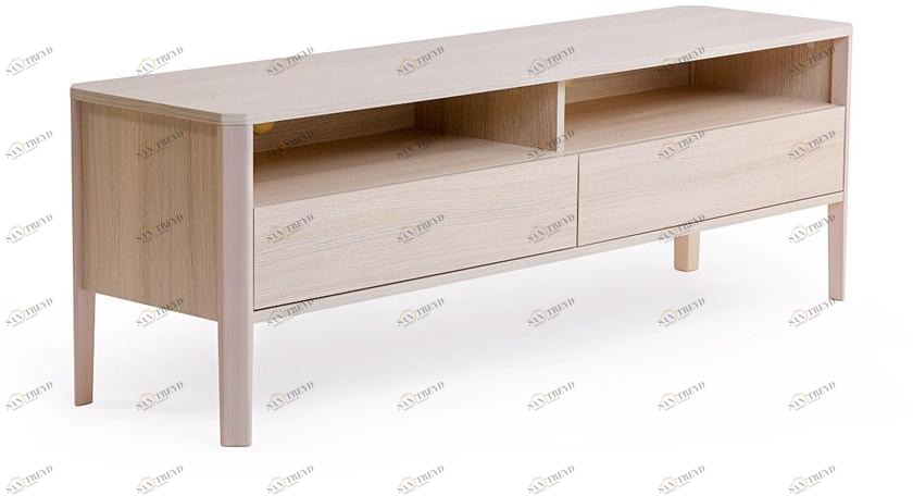 Woodman Тумба под ТВ из фанерованной древесины с ящиками Oslo 241223033332