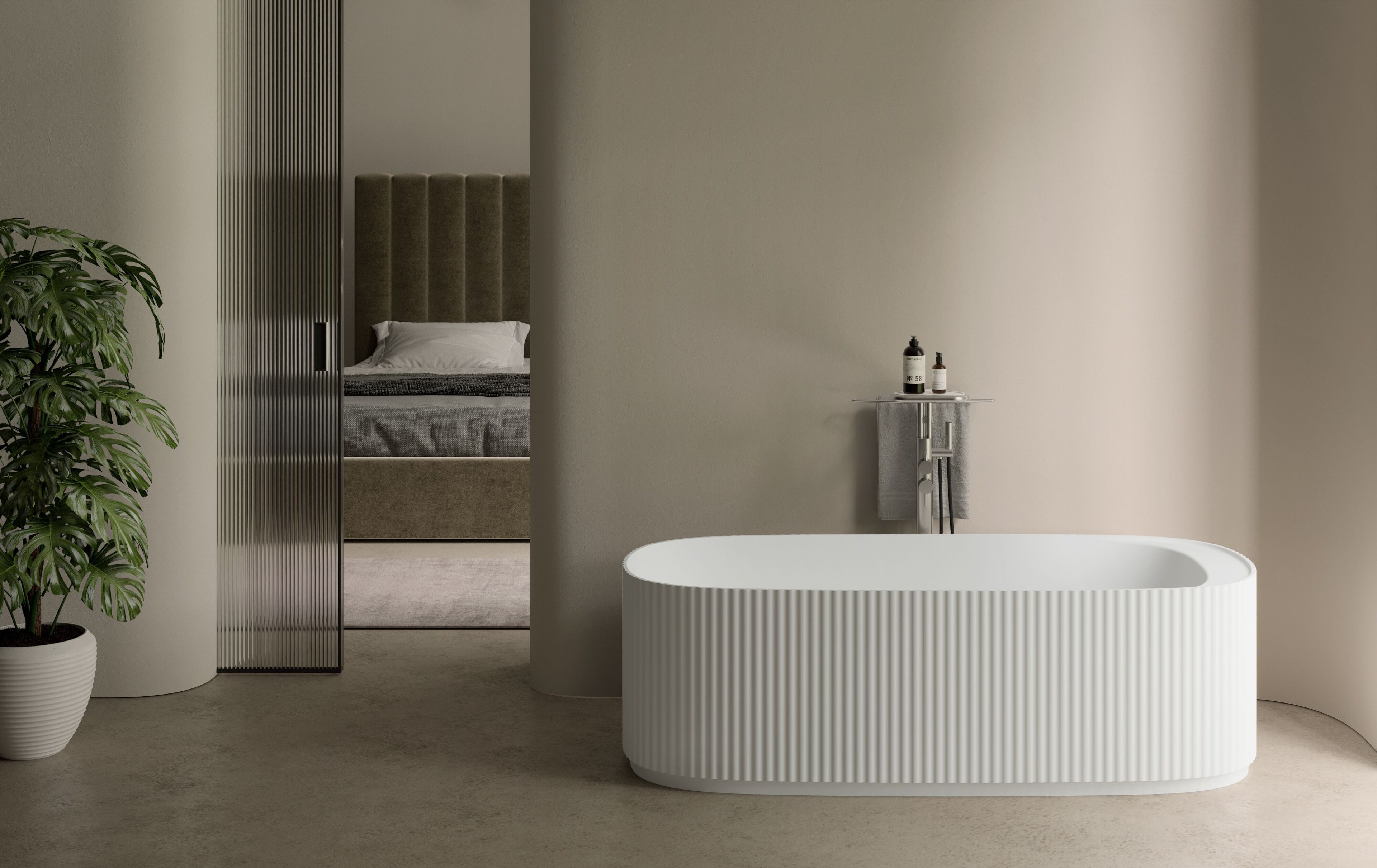 Ванна в центре комнаты в Cristalplant® DISENIA GIOVE ARCH-00059516 - Вид №1