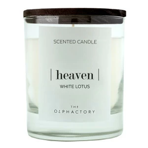 Свеча ароматическая The Olphactory Heaven Black "Белый лотос" AMBIENTAIR  00-3894990 Белый