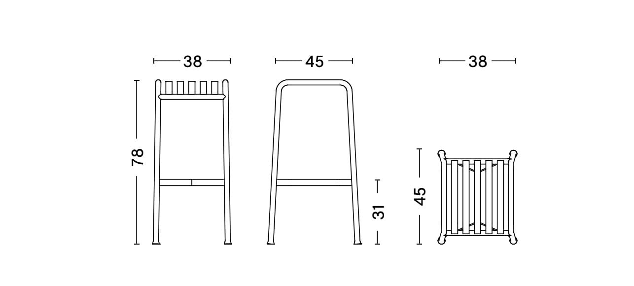 Стальной стул Hay Палисад ARCH-00027376 - Вид №9