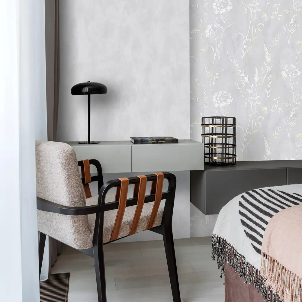 Обои флизелиновые Erismann Линда серые 1.06 м ЭР61010-02 STLM-2153882 - Вид №5