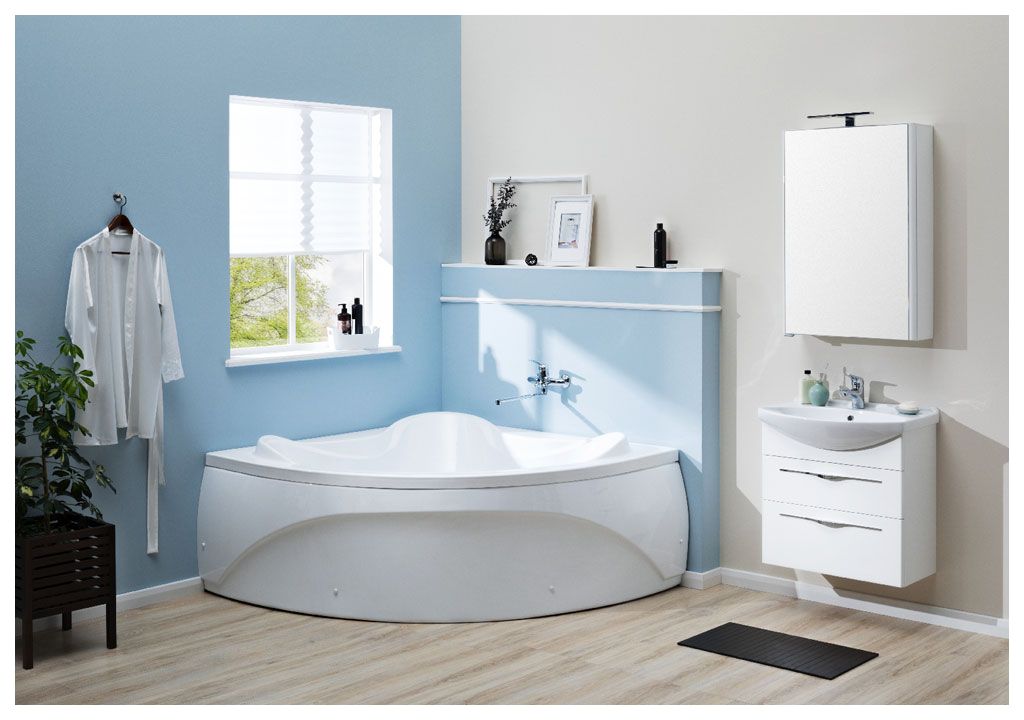 Мебель для ванной Aquanet Ирвин 65 белый 00210252 - Вид №4