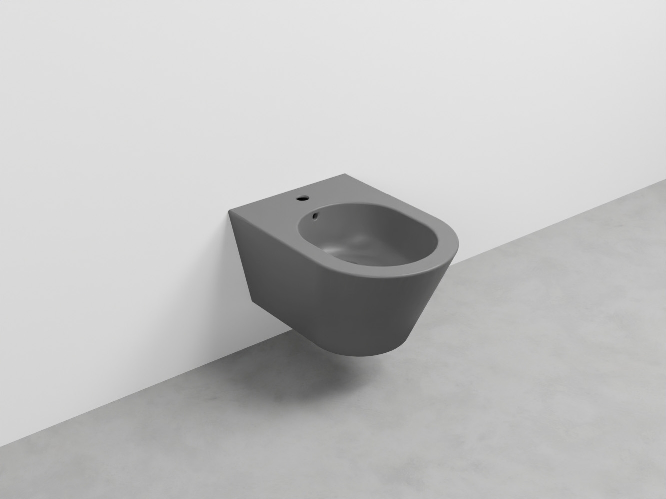 MRBS-CM Биде подвесное с одним отверстием под смеситель, в комплекте с крепежами cielo Mare Ceramica Cielo