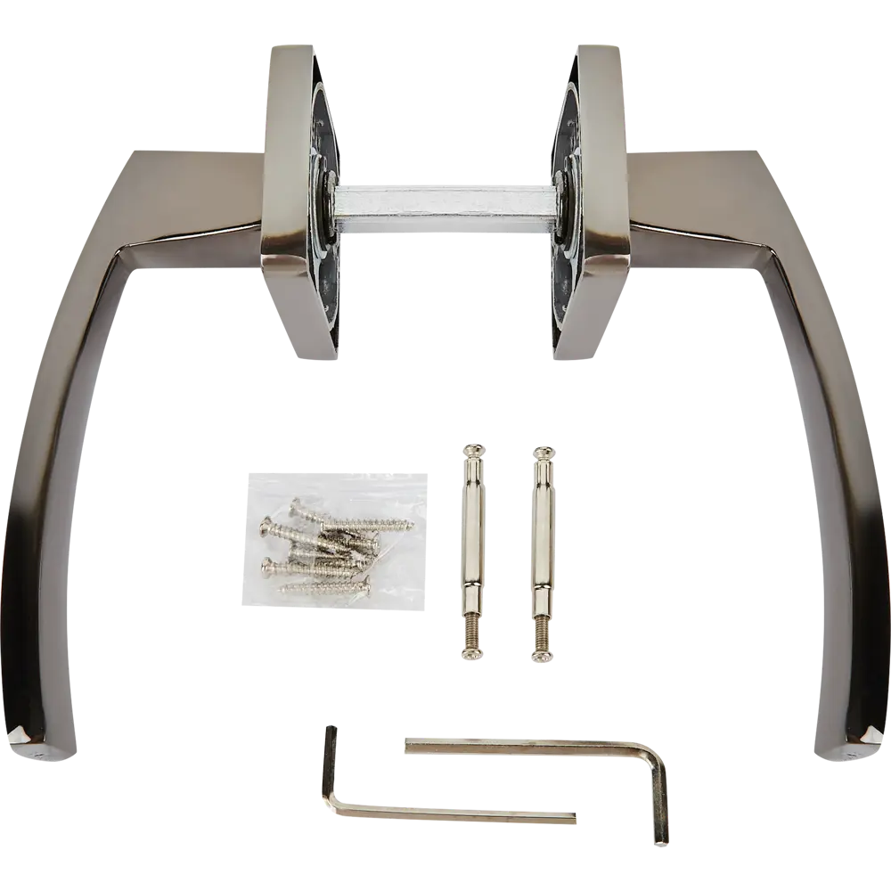 Ручки дверные Windrose "Blizzar" H-18081-А-BN, цвет черный никель ARMEX STLM-2157549 - Вид №1