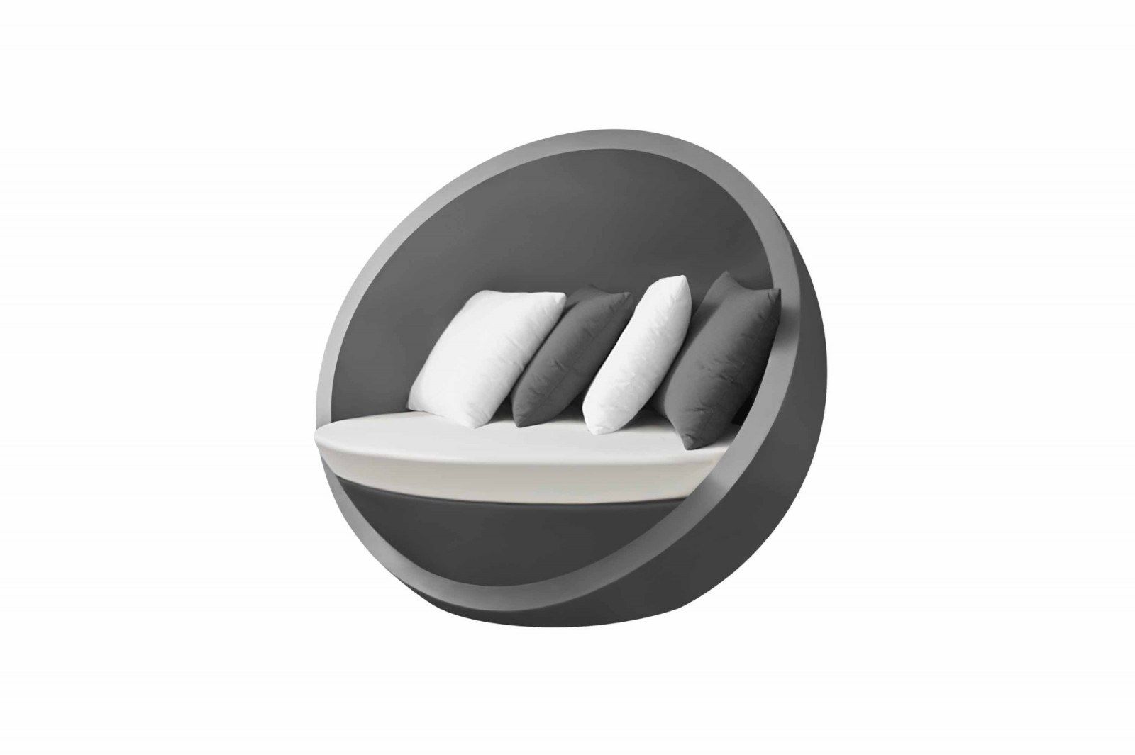 Круглая Садовая кровать из стекловолокна GANSK Бола ARCH-00000488 - Вид №7