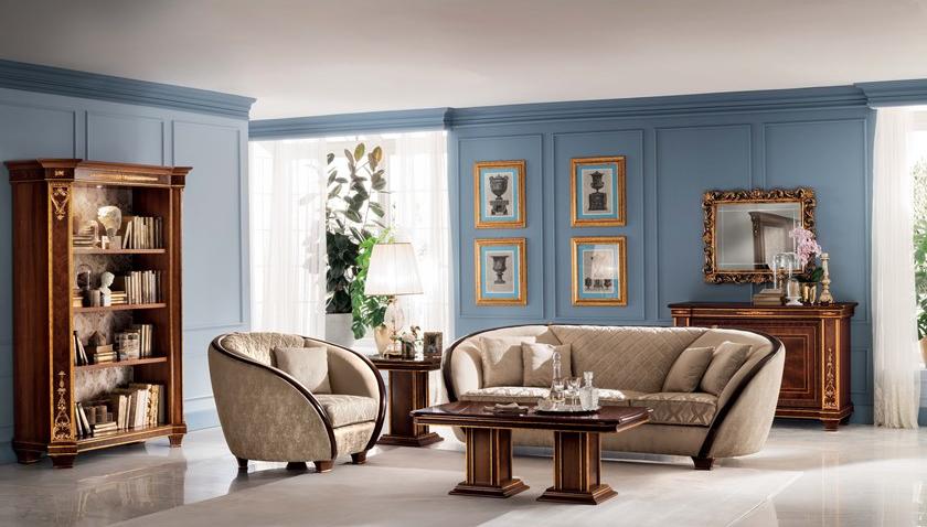 Arredoclassic Прямоугольный деревянный журнальный столик для гостиной Modigliani sun-id-1382852 - Вид №1