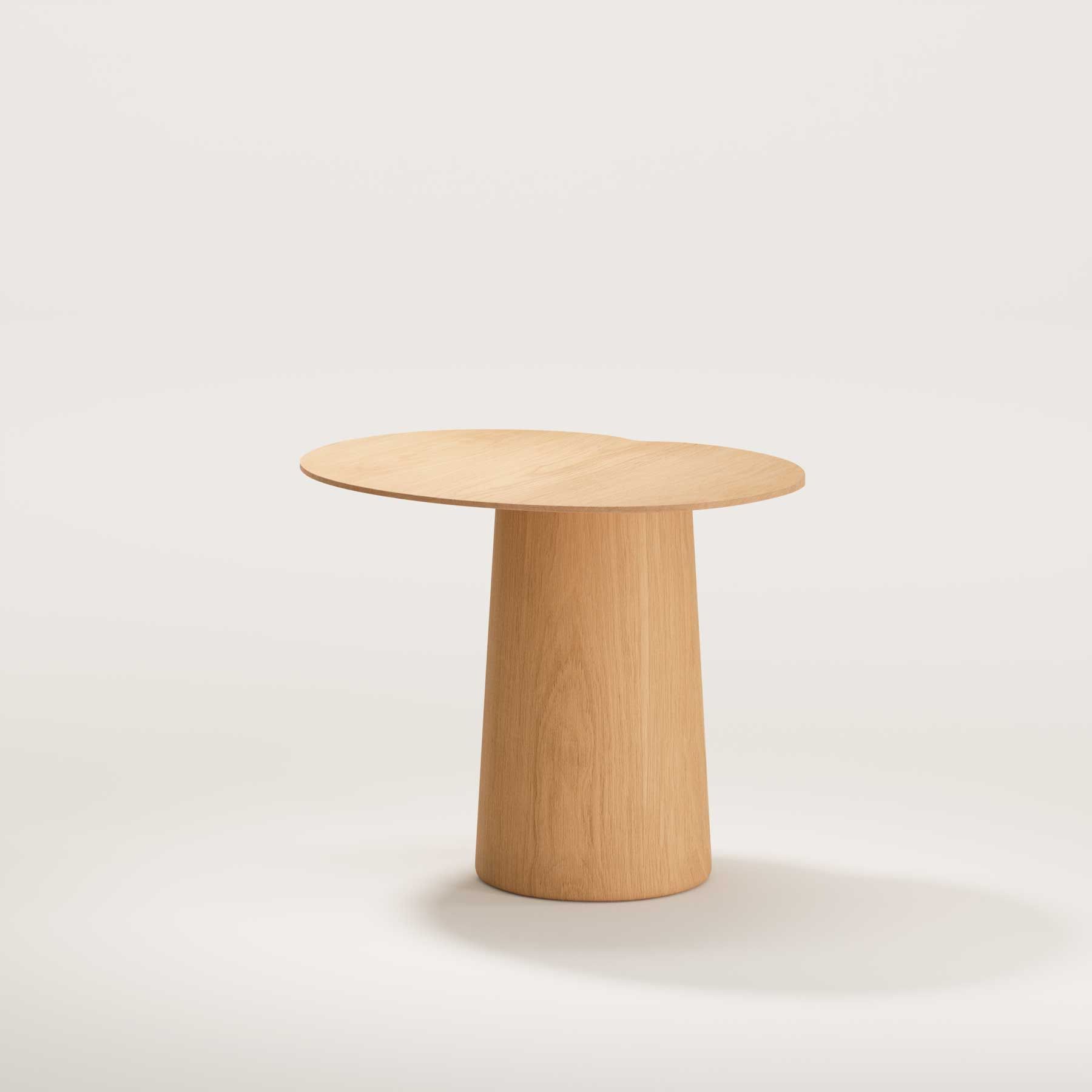 Деревянный овальный высокий журнальный столик Wewood якорь ARCH-00077687 - Вид №2