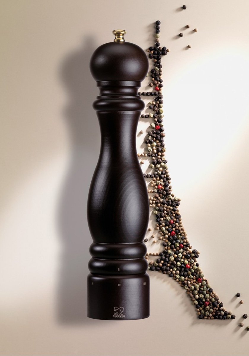 Мельница для соли шоколад 22 см Paris PEUGEOT ДИЗАЙНЕРСКИЕ 00-3952144 Коричневый  - Вид №1