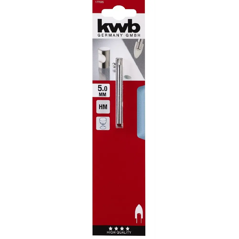 Сверло по стеклу KWB 1770-05, 5x65 мм STLM-2092846 - Вид №1