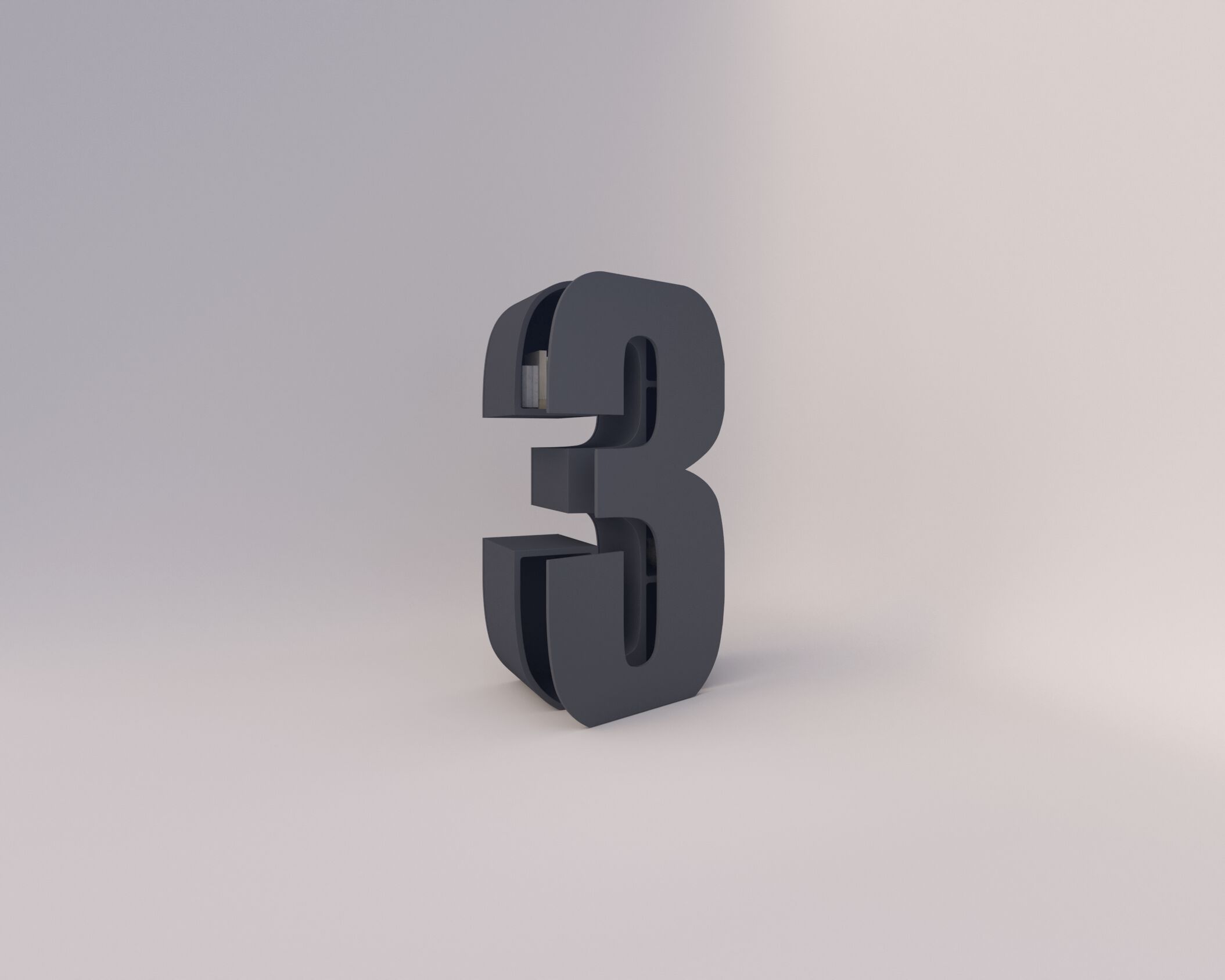 Мебель контейнеры в бетонной конструкции Voltan 555 ARCH-00065661 - Вид №39