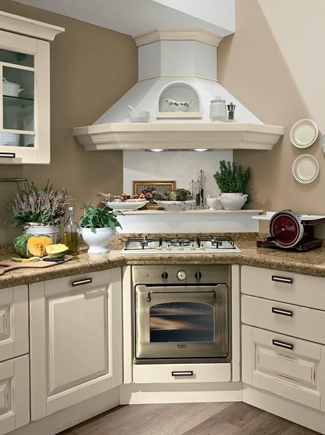 Cucine Lube Деревянная кухня с ручками Laura 06 - Вид №6