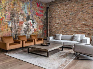 Обои с эффектом стены