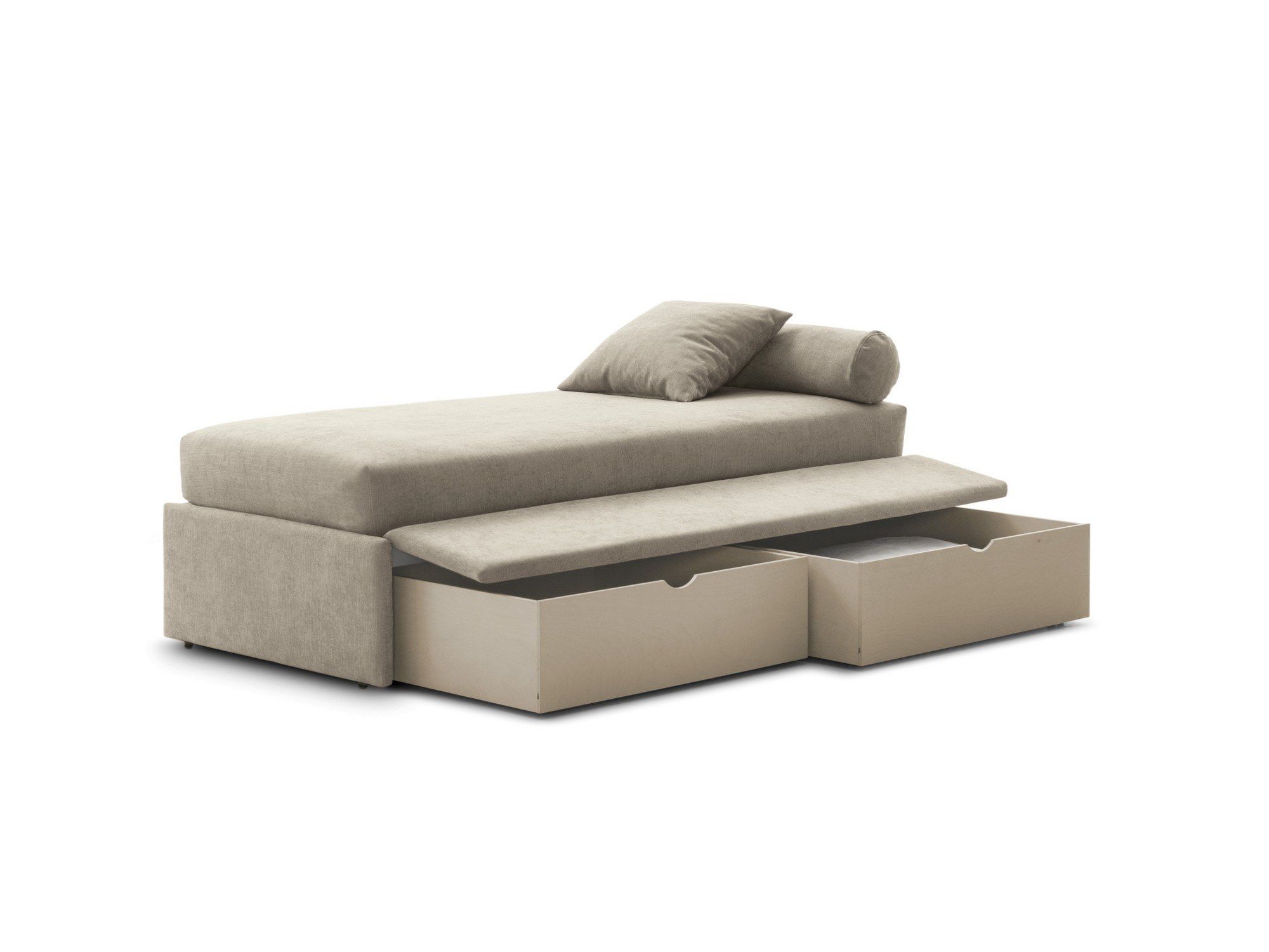 Односпальная кровать с изголовьем и фасонной боковой панелью Bolzan Perla ARCH-00081678 - Вид №4