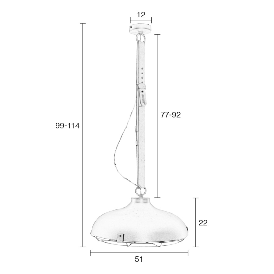 Лампа подвесная Dek 51, белая Zuiver 5300065 - Вид №11