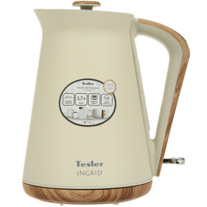 9057414 Электрочайник Tesler KT-1740 бежевый