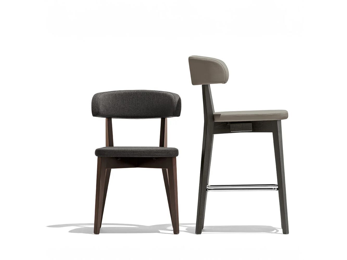 Высокий стул с мягким сиденьем Connubia SIREN ARCH-00141806 - Вид №1