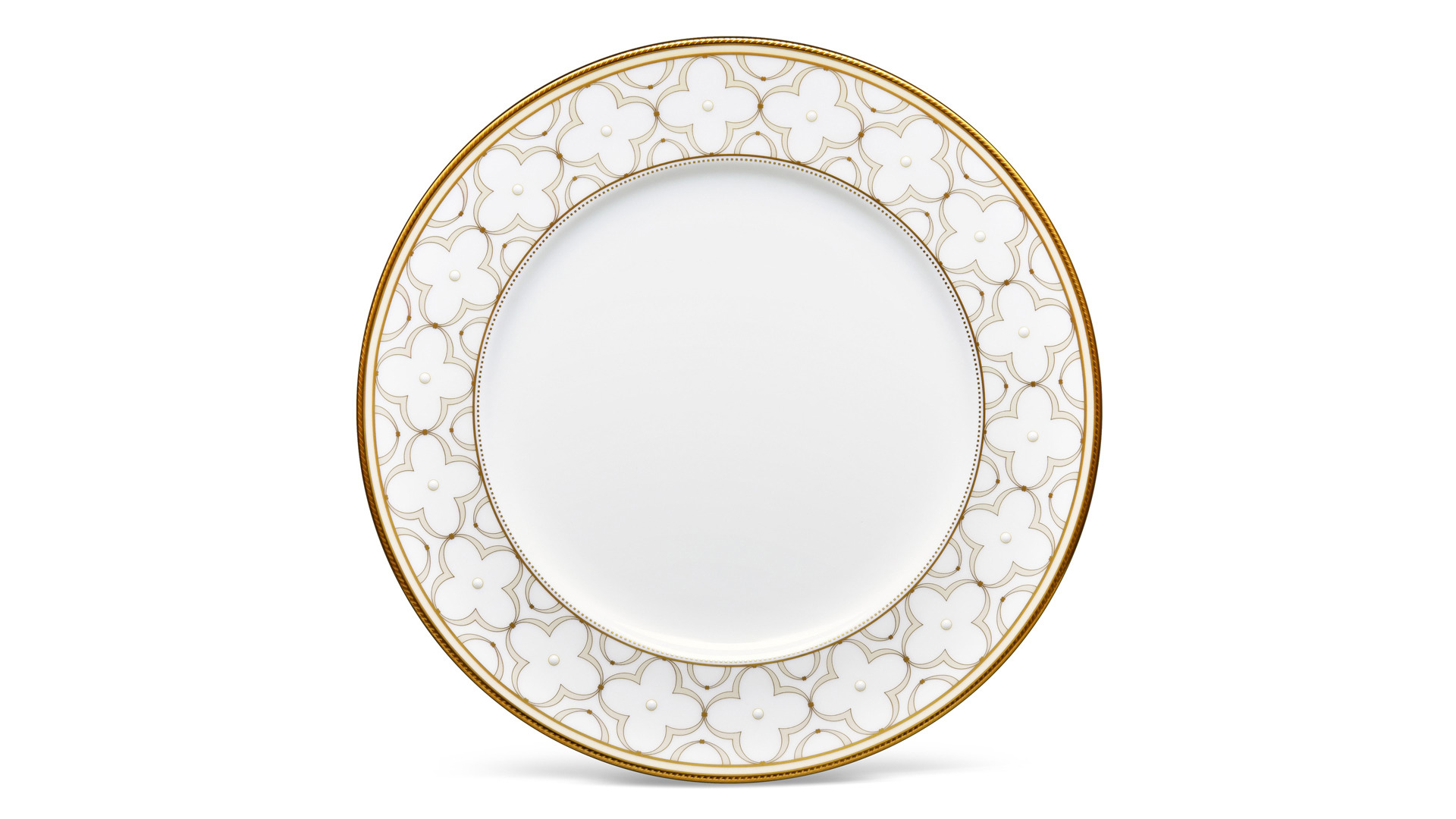 10647524 Noritake Сервиз столовый Noritake "Трефолио,золотой кант" 6/21 Фарфор костяной  - Вид №2