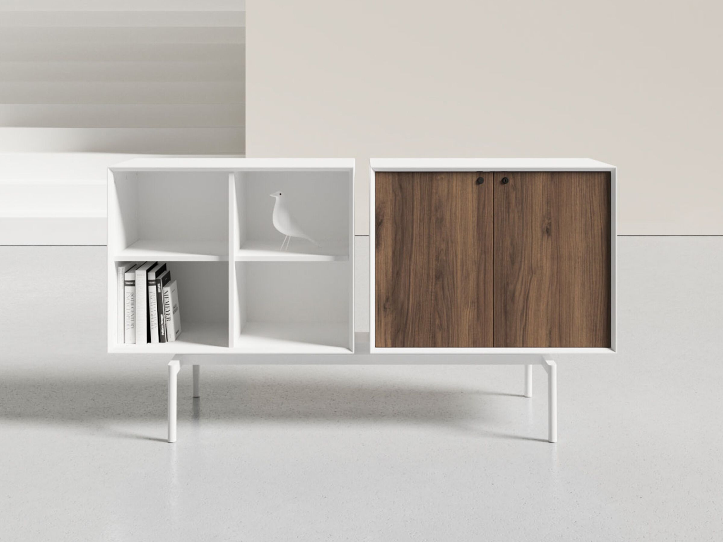 Деревянный офисный шкаф с распашными дверями WORKSPACE HUTCH ARCH-00032263 - Вид №10