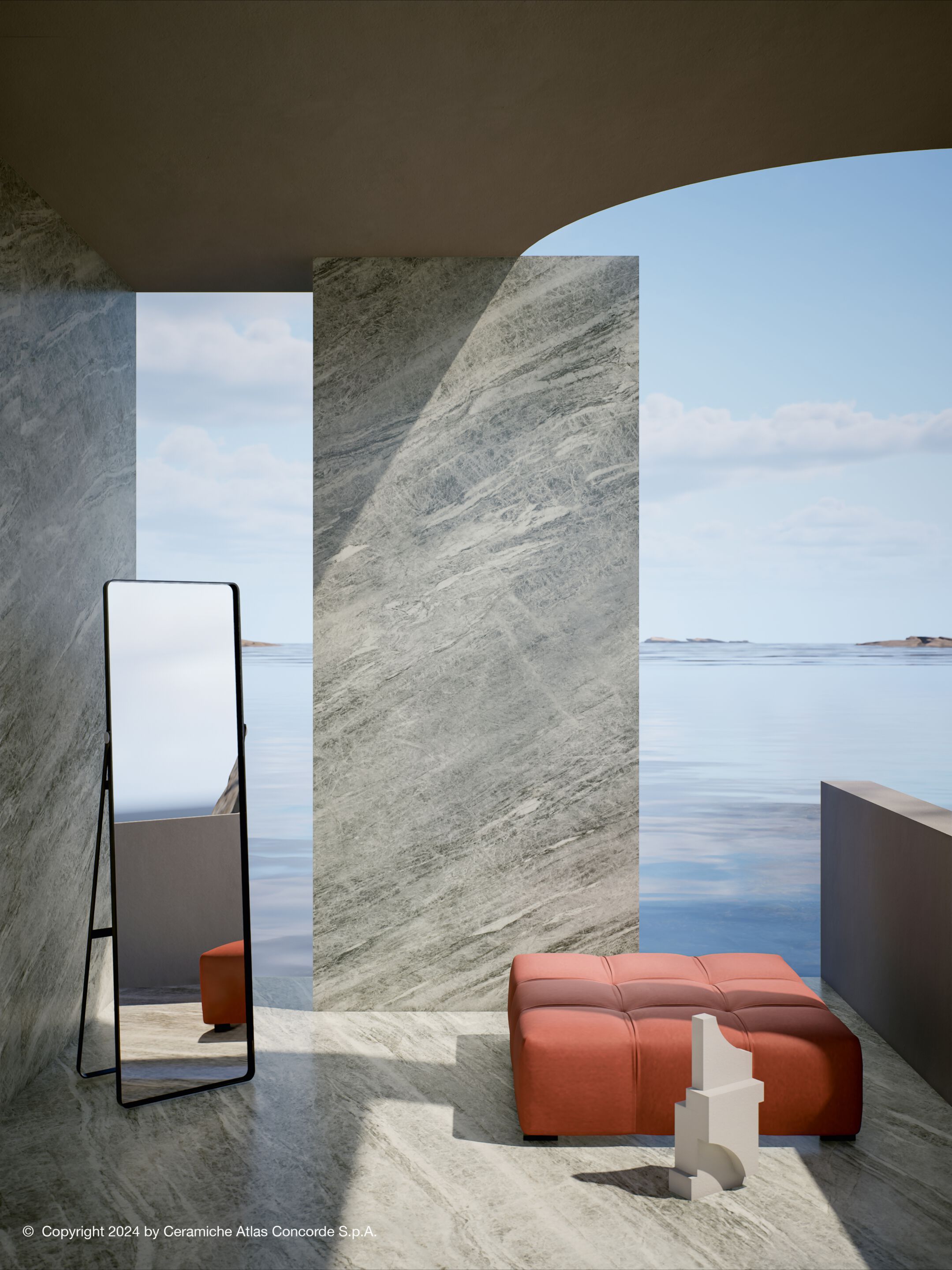 Керамогранит с мраморным эффектом Atlas Concorde Marvel Diva ARCH-00066015 - Вид №9