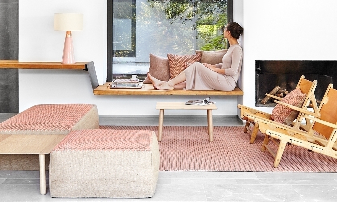 100289 Ковер Pink GAN Raw - Вид №1